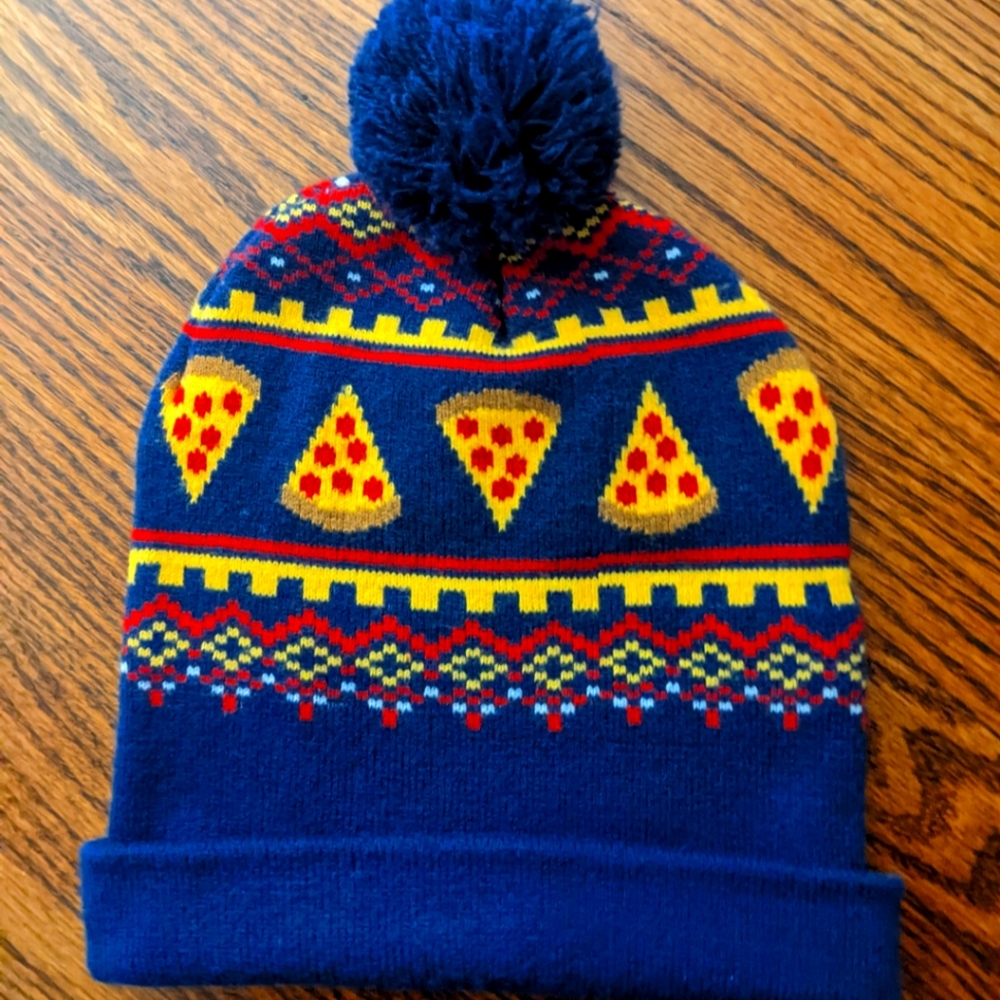 Boys pizza beanie